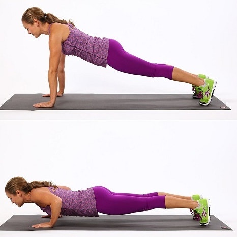 팔굽혀펴기 운동 관련 사진