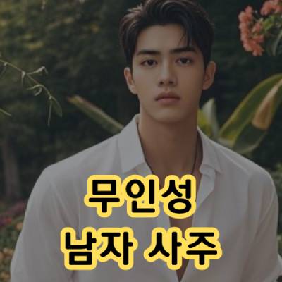 무인성 남자 사주 연애