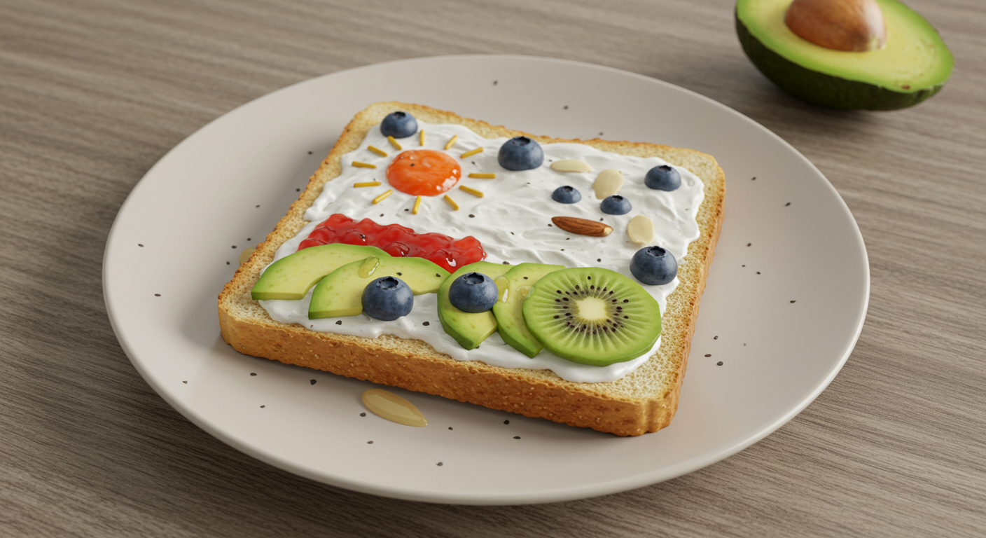 식빵 한 조각도 갤러리처럼 – 토스트 아트