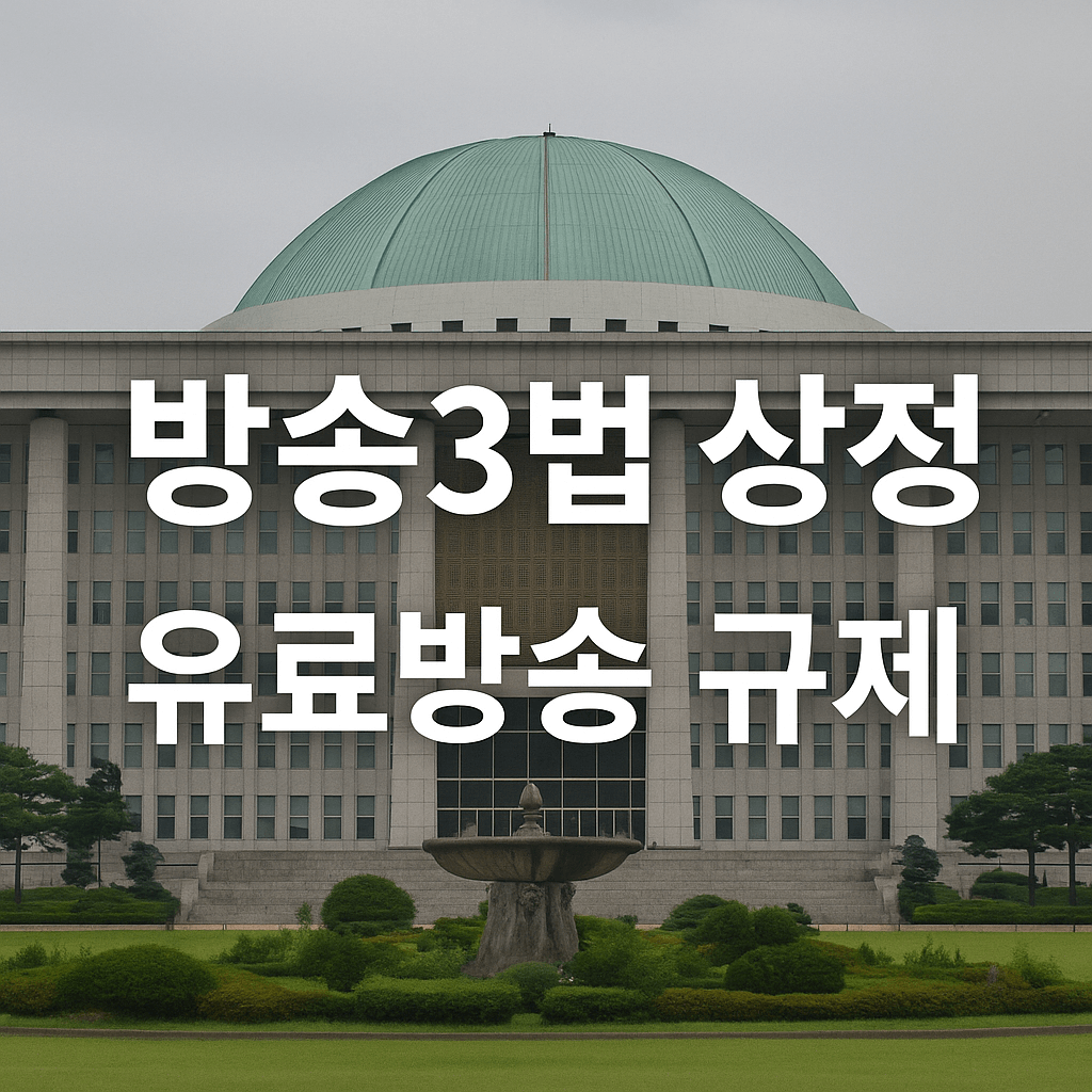 방송 3법이 상정될 예정인 가운데 유료 방송 규제로 인해 방송 3법의 정책 신뢰도에 의문이 발생한다.