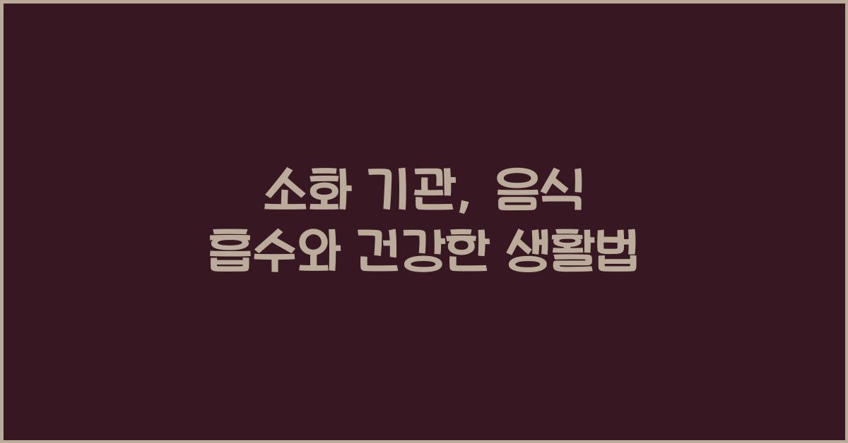 소화 기관, 음식 흡수