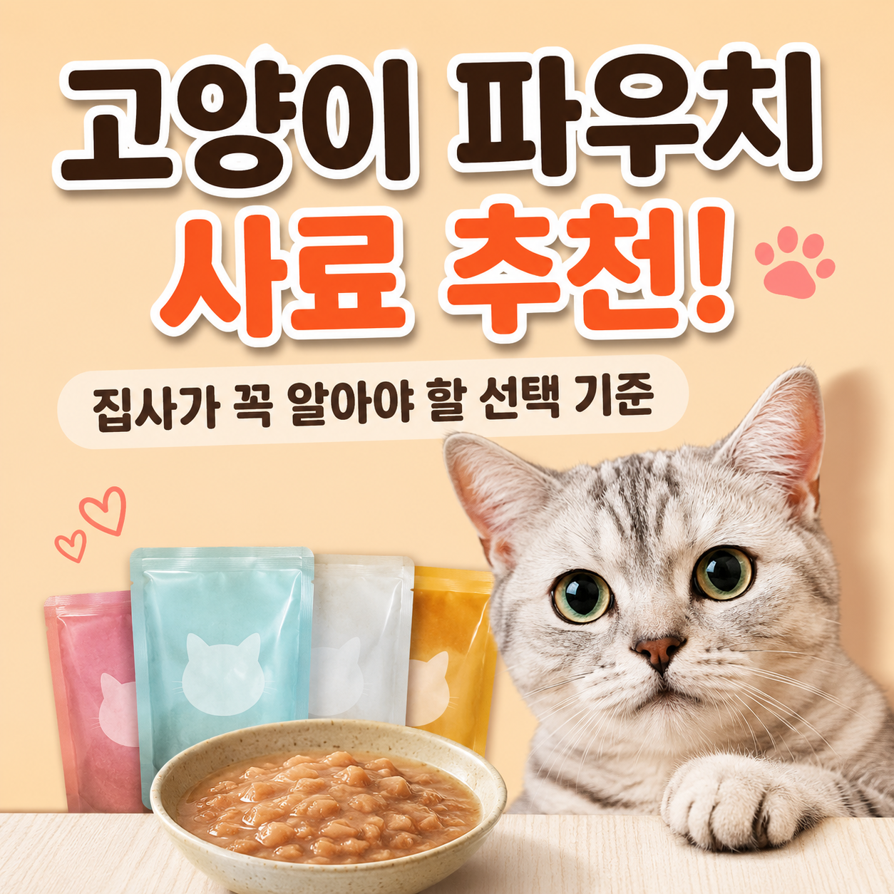 파우치 사료