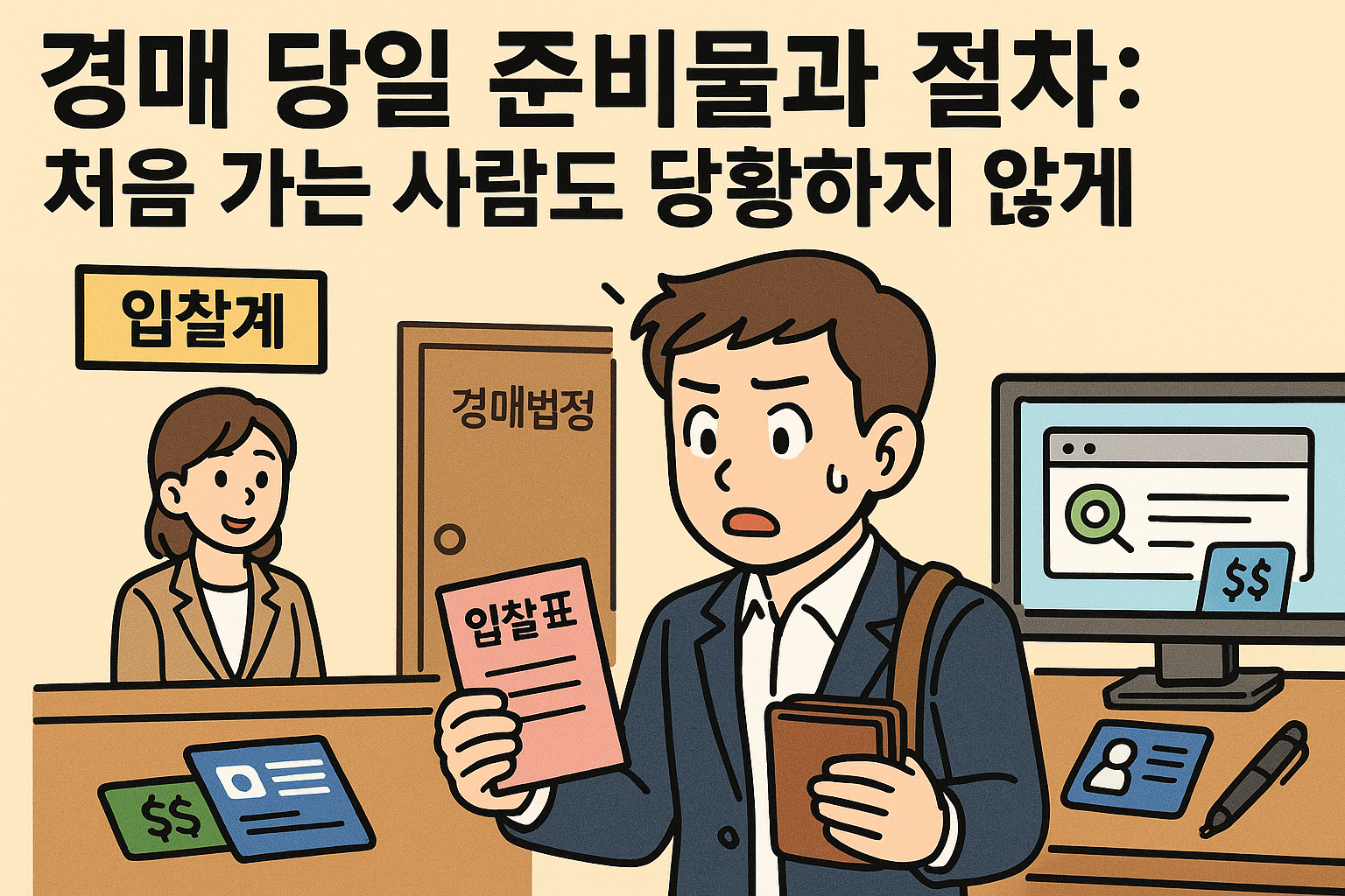 경매 당일 준비물과 절차: 처음 가는 사람도 당황하지 않게