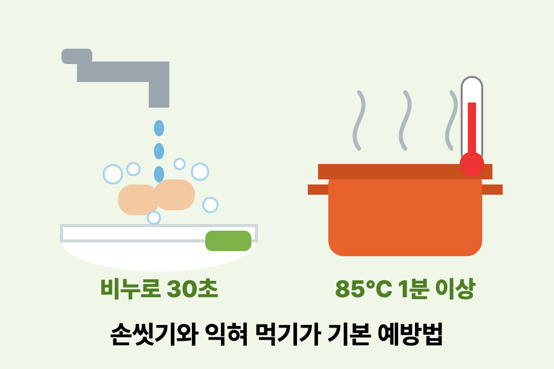 노로바이러스 증상 잠복기 전염 기간 예방법 정리