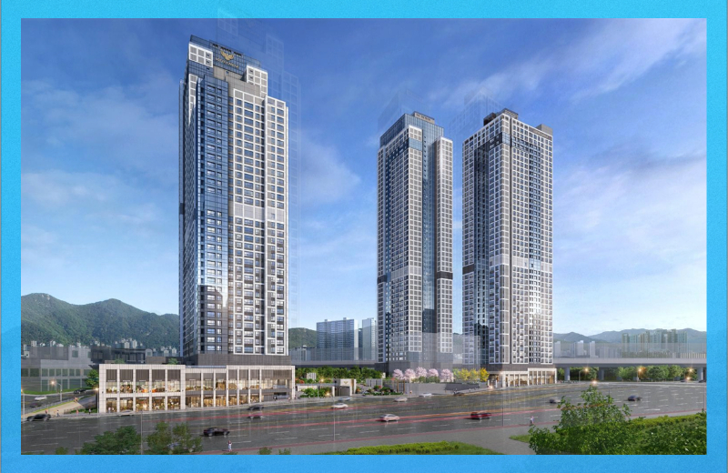 평촌 롯데캐슬 르씨엘 단지 전경