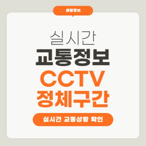 실시간 교통정보 CCTV