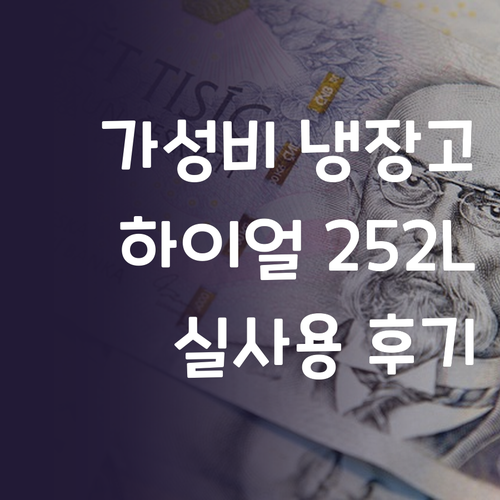 가성비 냉장고 선택 가이드 하이얼 2..