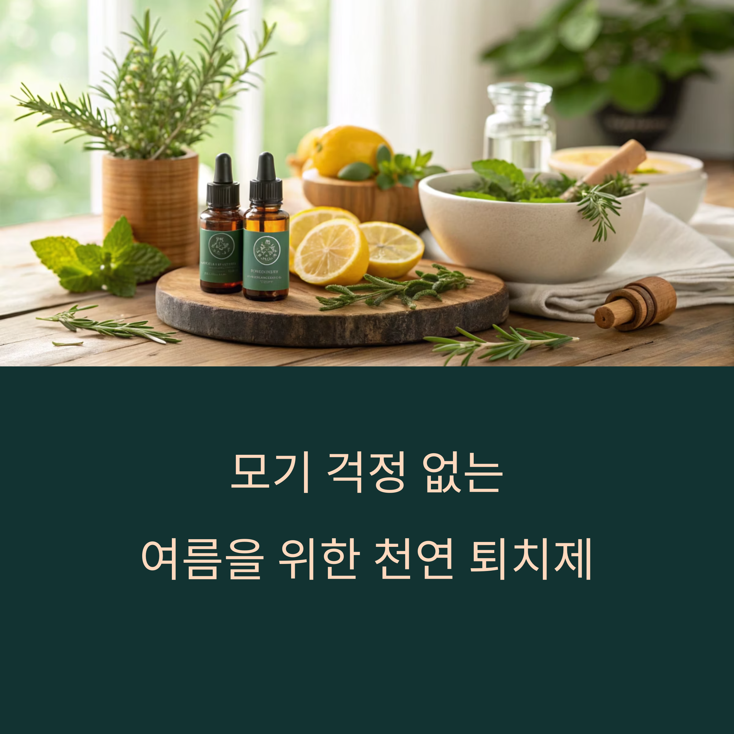 안전하고 효과적인 여름 필수템