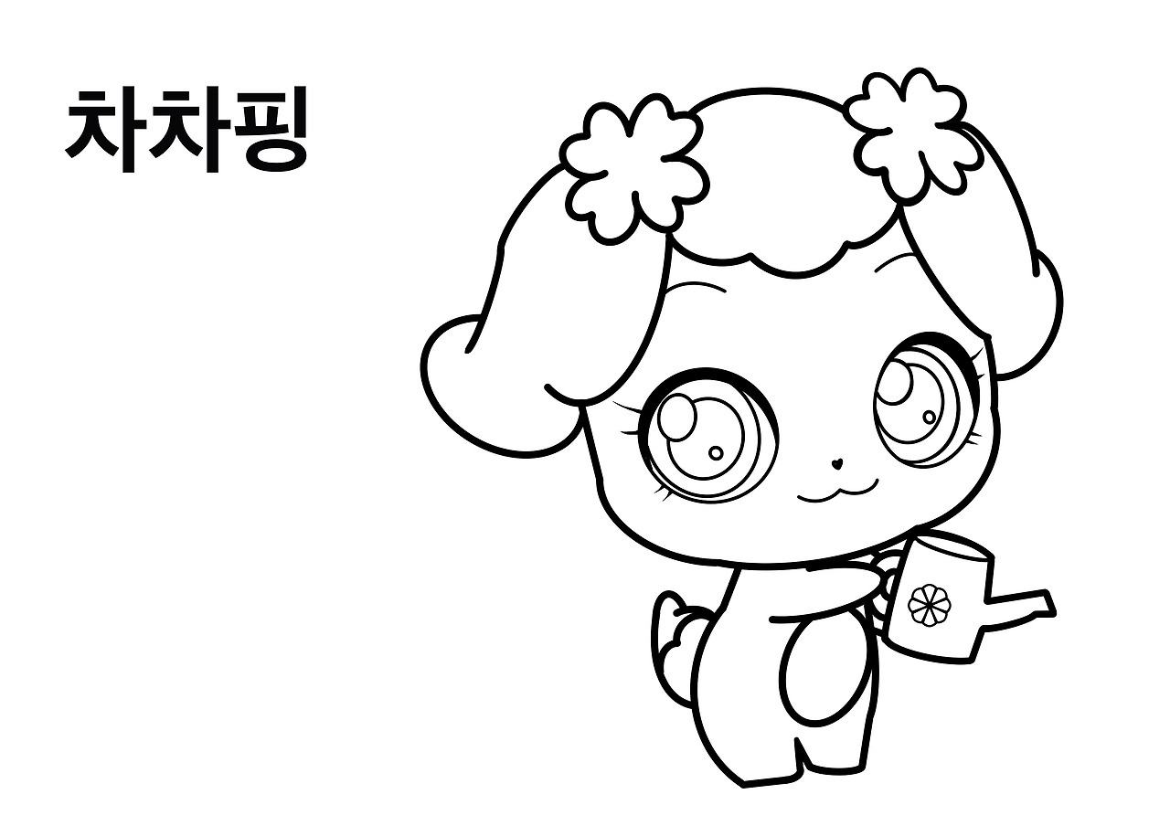 티니핑 색칠공부 도안4