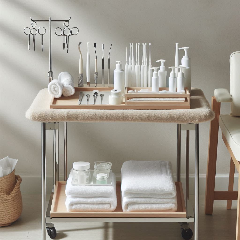 피부,체형관리 샵 배경