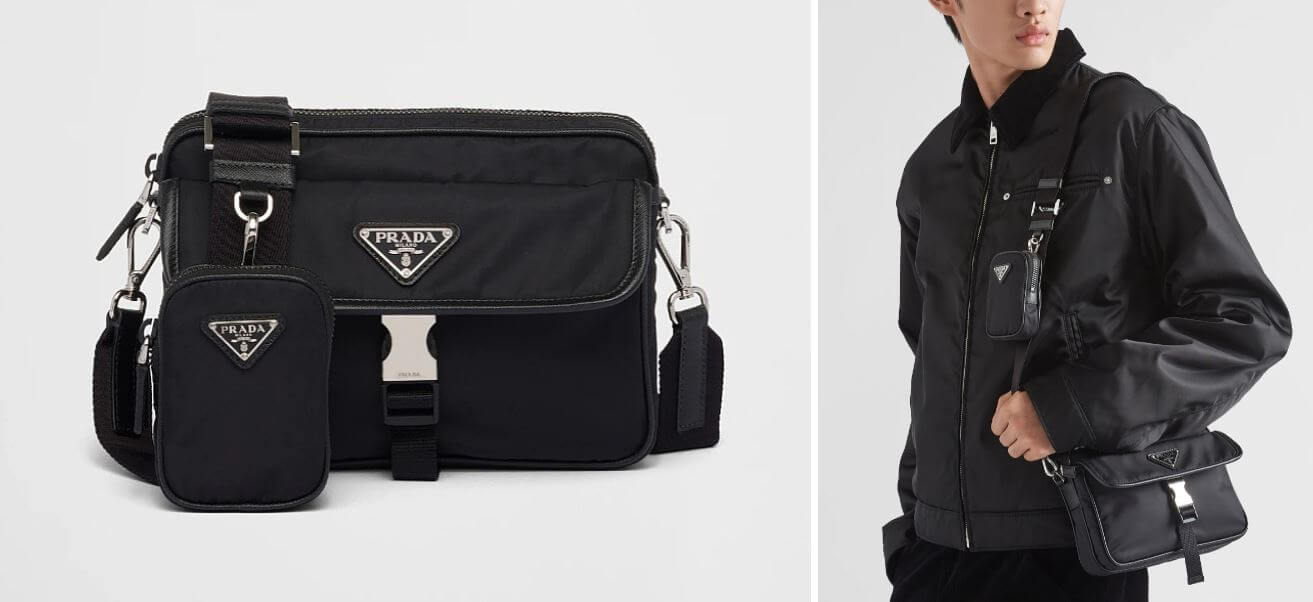 프라다 남자 크로스백