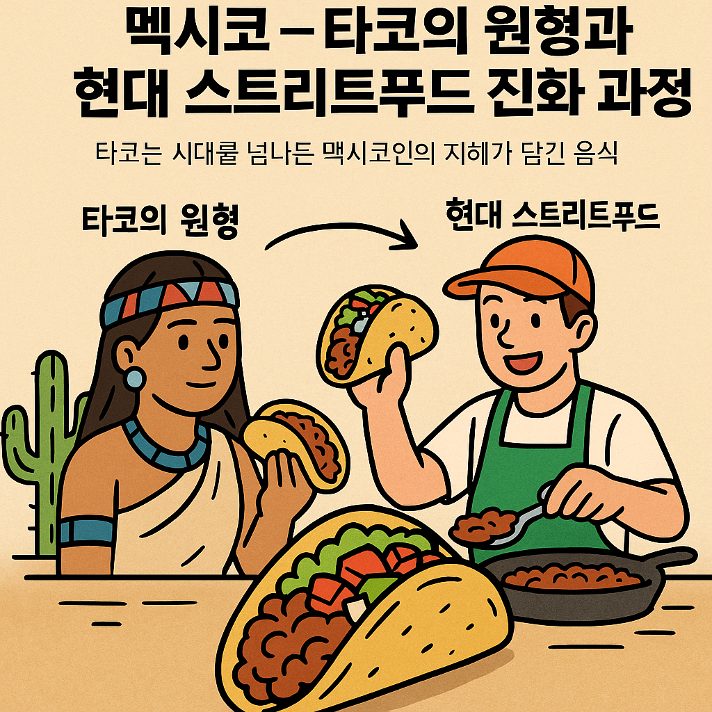 멕시코의 문화가 담긴 타코, 원형에서 현대 스트리트푸드로 진화하기까지