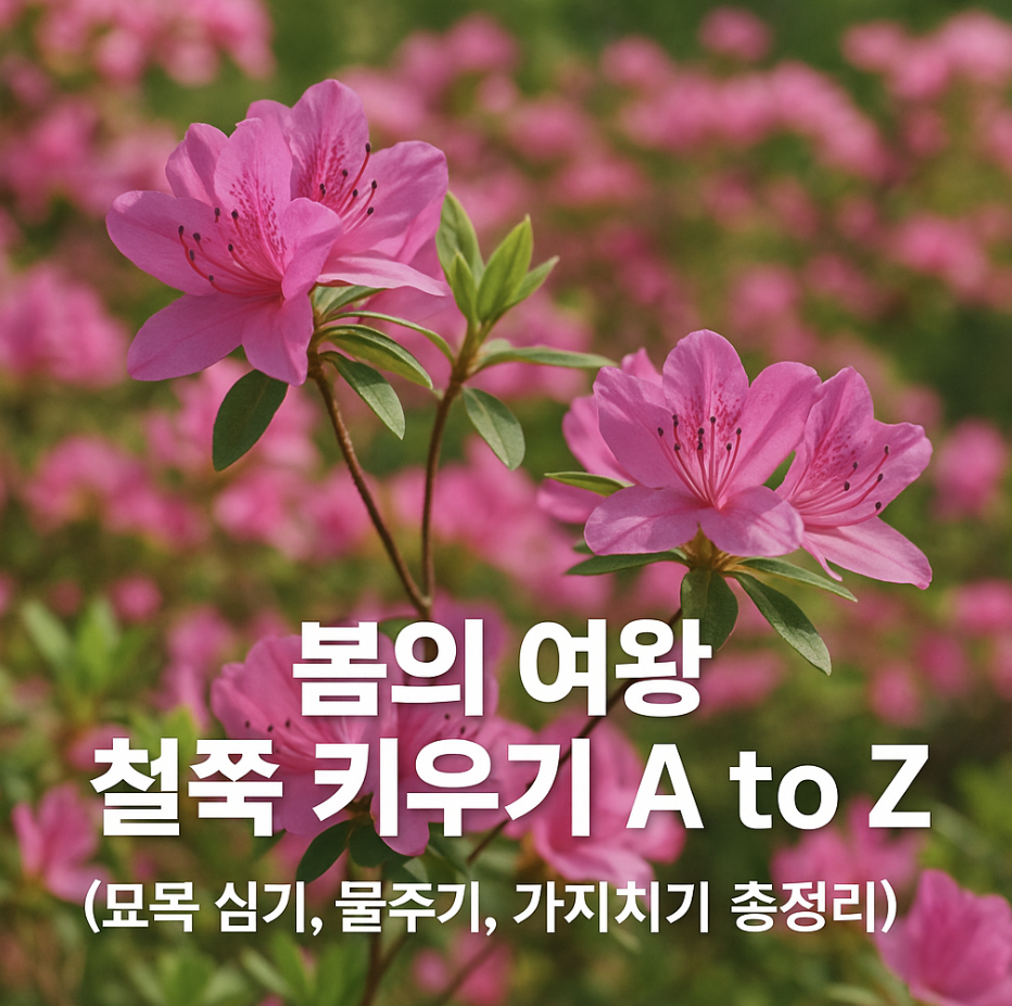 봄의 여왕 철쭉 키우기 A to Z (묘목 심기, 물주기, 가지치기 총정리)