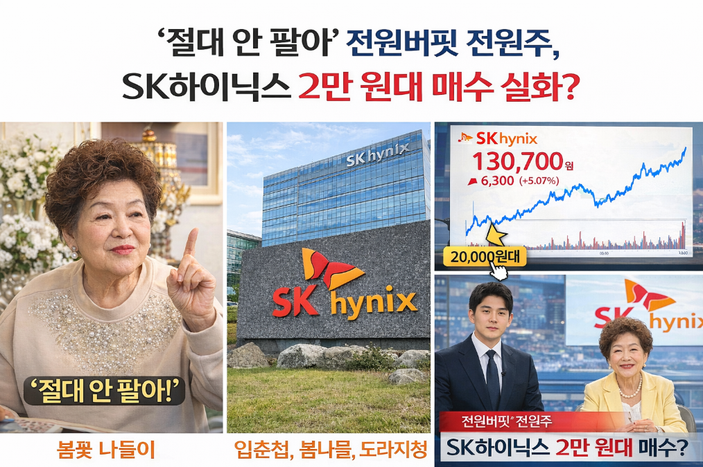 SK하이닉스 2만 원대 매수, 전원버핏 전원주 투자 전략 실화?