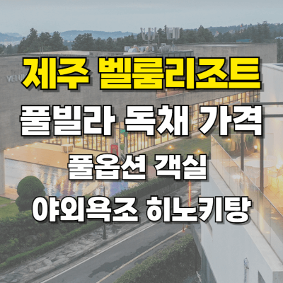 제주 벨룸리조트 풀빌라 독채 6인 이상 가족 제주도 숙소 카드뉴스