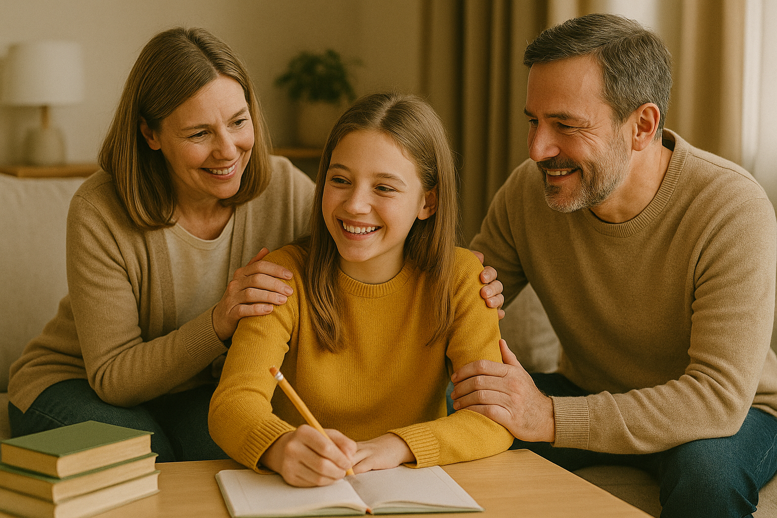 부모의 격려와 따듯한 대화