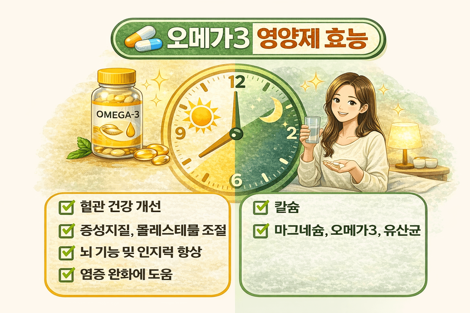 오메가3 효능과 부작용은? 식물성vs동물성 차이ㅣ영양제 잘고르는 법