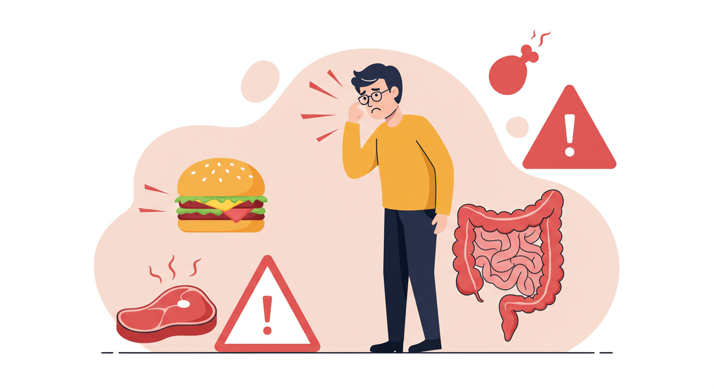 "중년층 대장암 급증 (원인, 치료법, 예방법)"에 대한 이미지입니다.