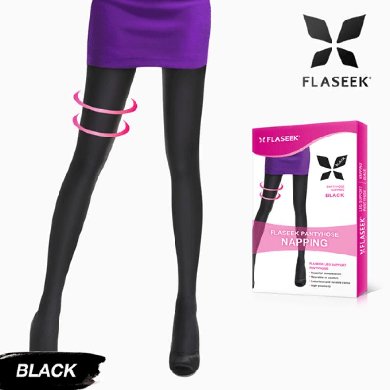 플레시크 압박스타킹 냅핑(기모)-블랙