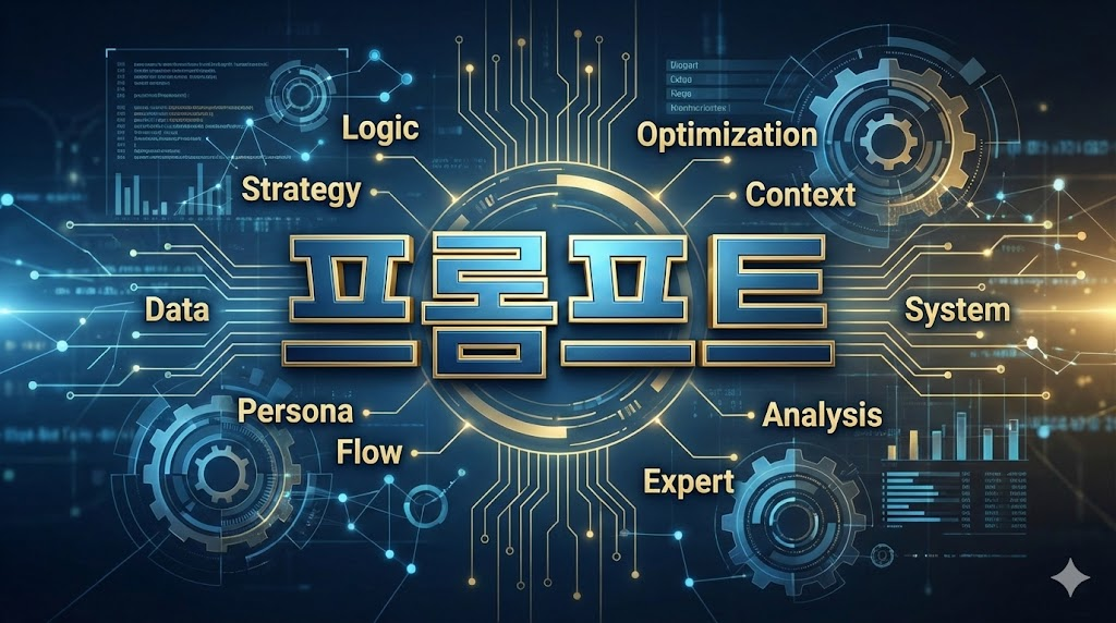 상위 0.1%가 사용하는 인공지능 프롬프트 명령 최적화 가이드 50가지 방법과 논리적 추론 및 데이터 기반 전략 인포그래픽
