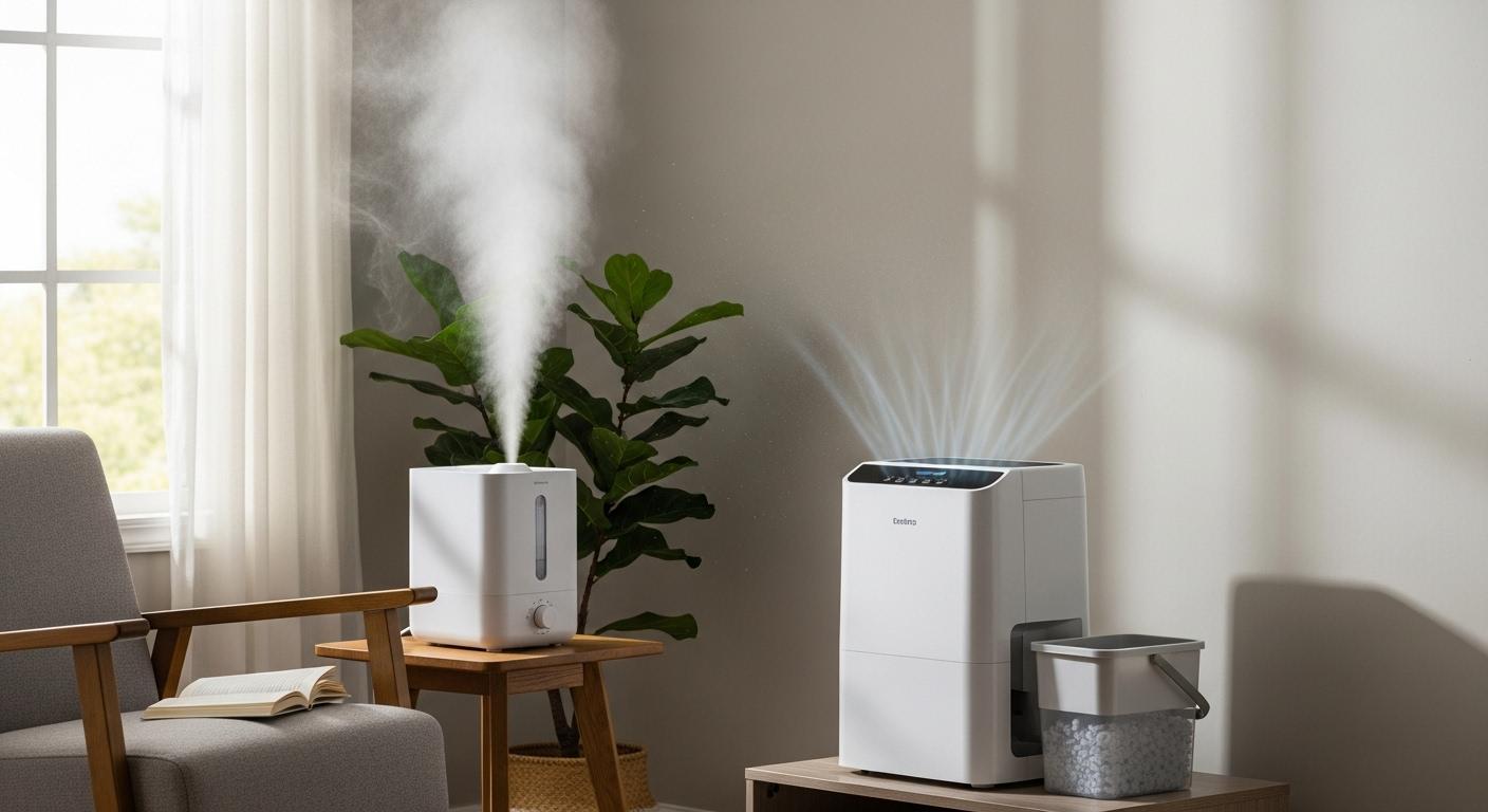 제습기 가습기 같이 틀면