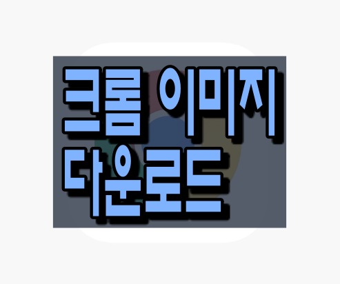 크롬 이미지 다운로드