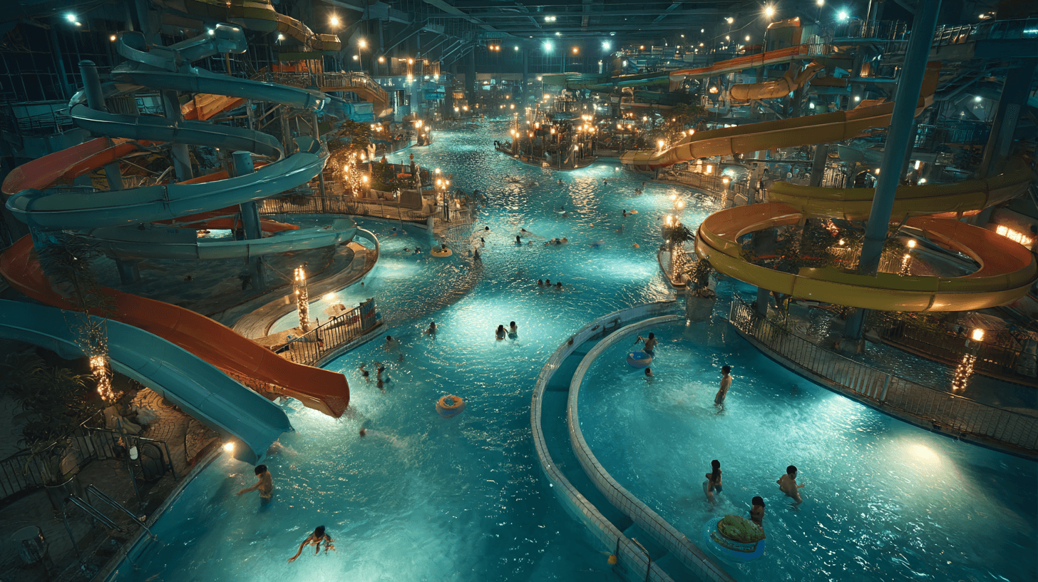 워터파크-워터-슬라이드-이미지