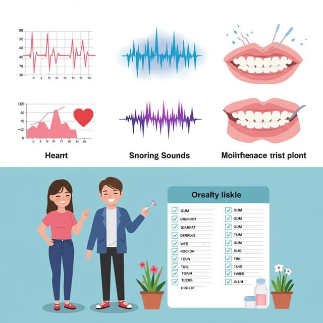 심장·수면·치주염이 뇌졸중과 연결되는 개요 이미지