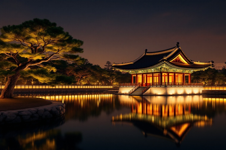 경복국 야간개장 주차