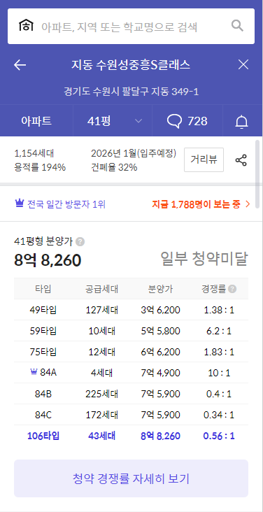 호갱노노-청약미달-아파트-청약-정보-확인