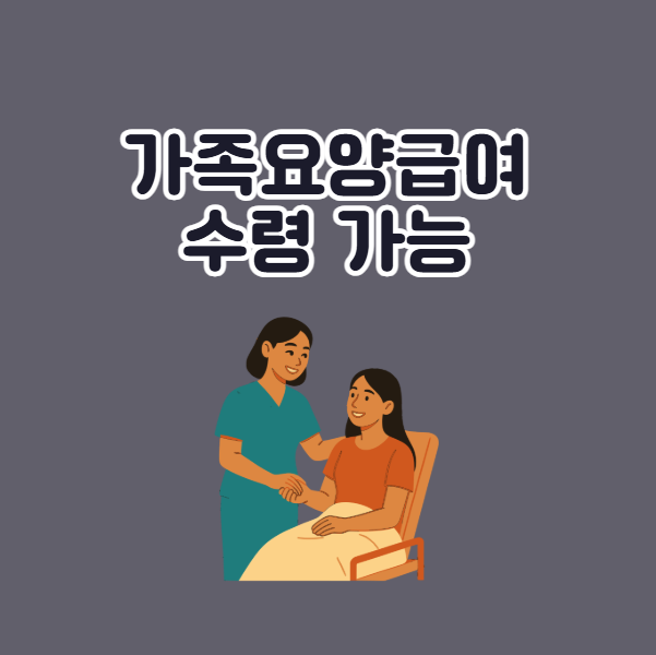 자격증 동시 취득의 이점 가족요양급여 수령 가능
