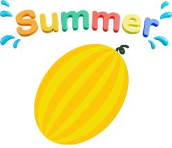 여름 과일 참외