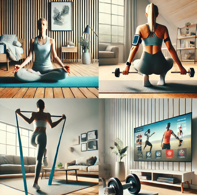 홈트레이닝 관련 사진
