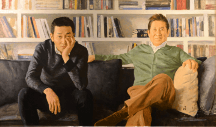 김용건-하정우-일러스트-그림