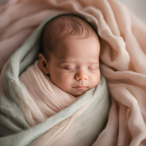 잠자는-신생아