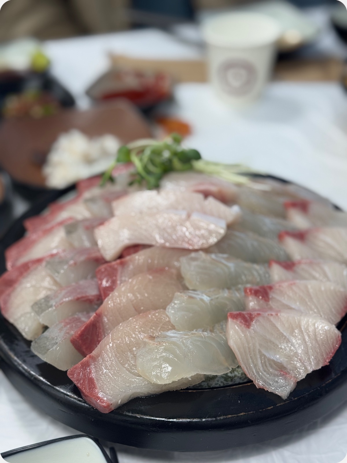 회가좋다-방어-밀치-광어-회-사진