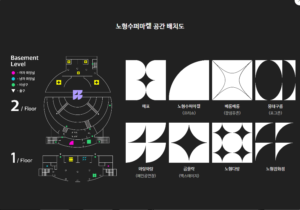 제주도-일정짜기-노형수퍼마켙-배치도