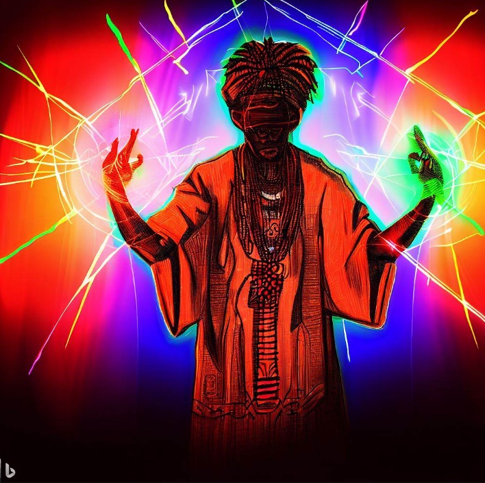 주술을 하는 주술사