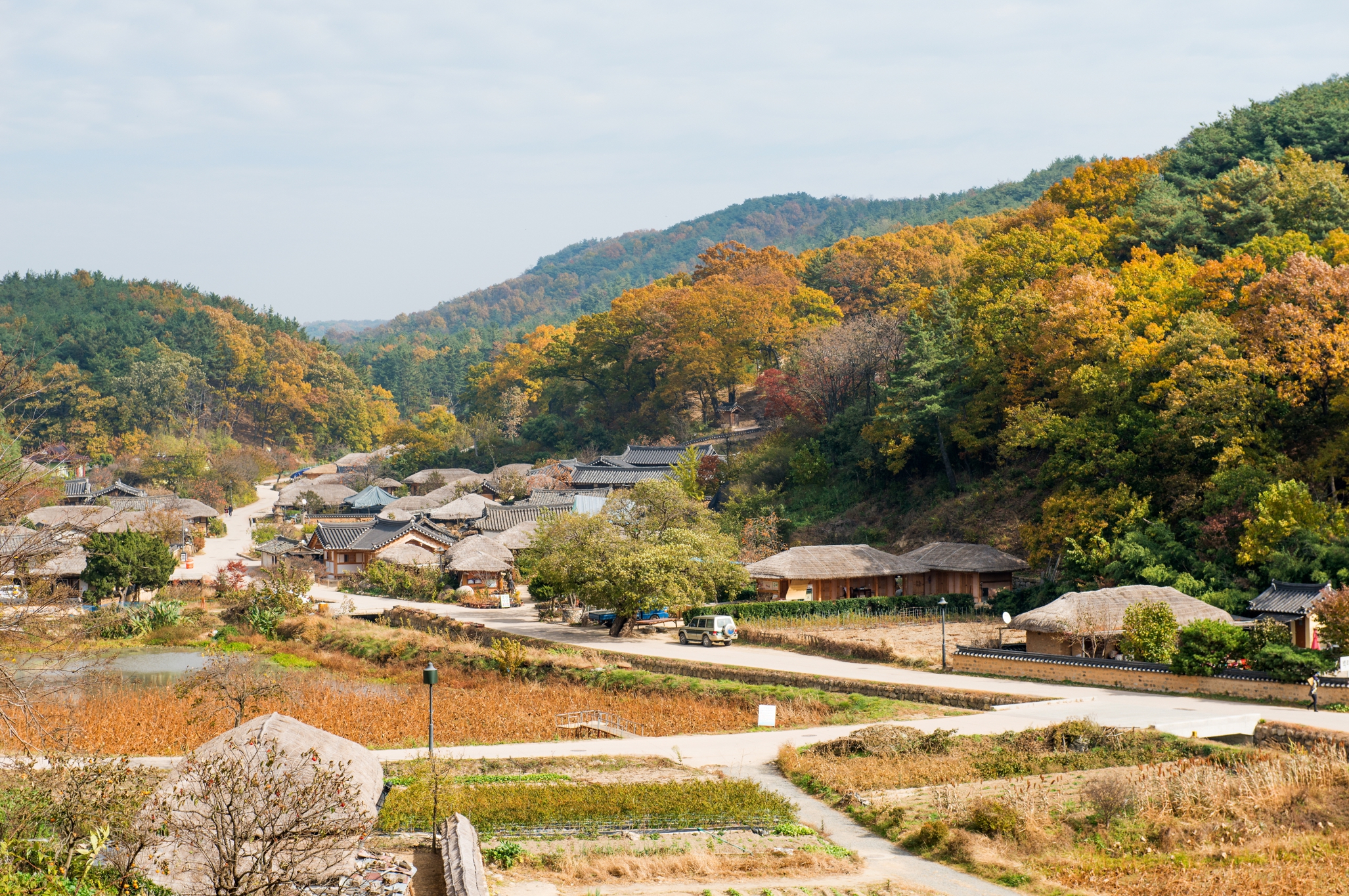 양동마을 전경