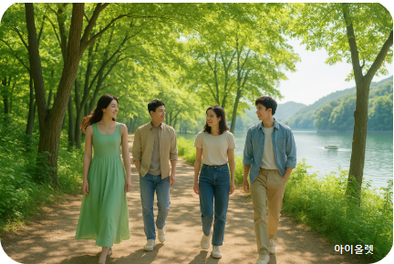 70~80년대 의암호의 한적한 산책길