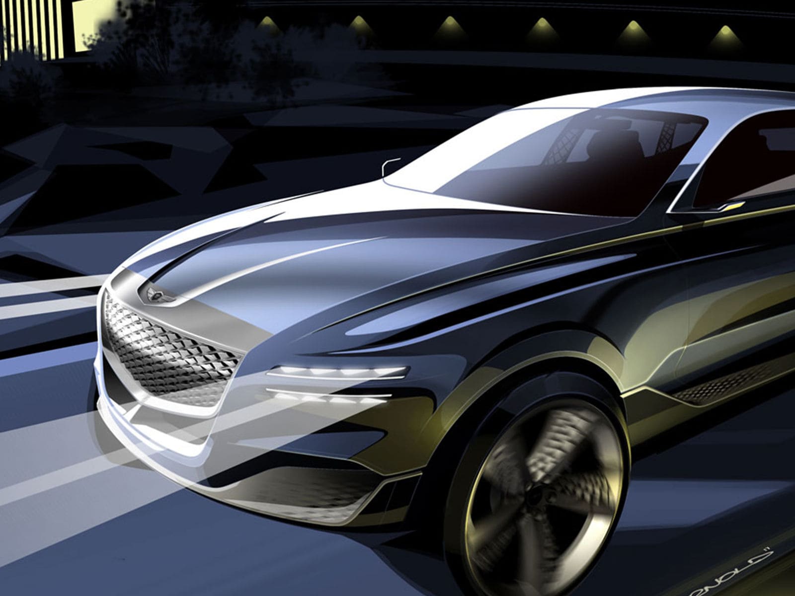 GV80 하이브리드_렌더링 이미지