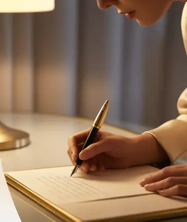 인사말 작성 이미지