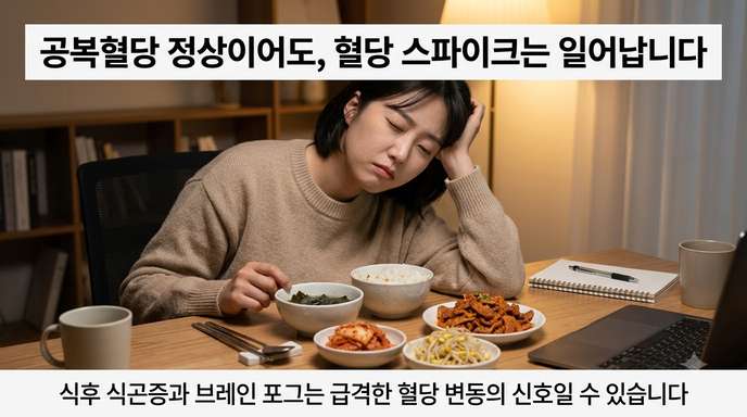 식후 혈당 스파이크 증상
