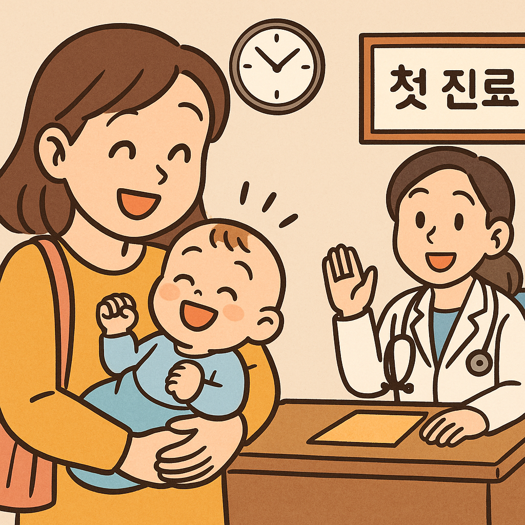 아기 첫 병원 진료 브이로그 + 준비 팁 (방문 전후 준비물·행동 가이드 포함)