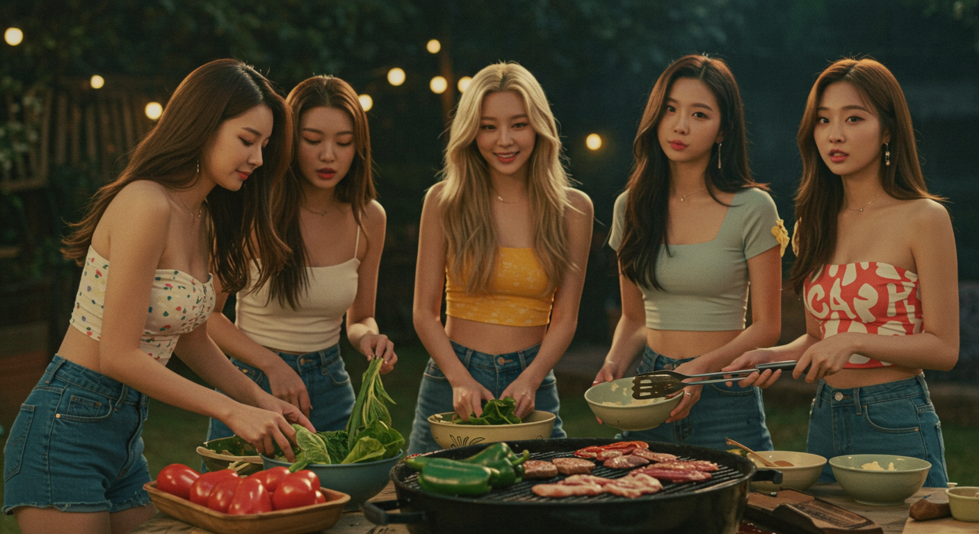 고기 굽는 여자들