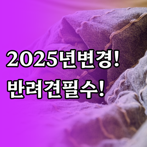 반려견 보험 가입 조건과 2025년 ..