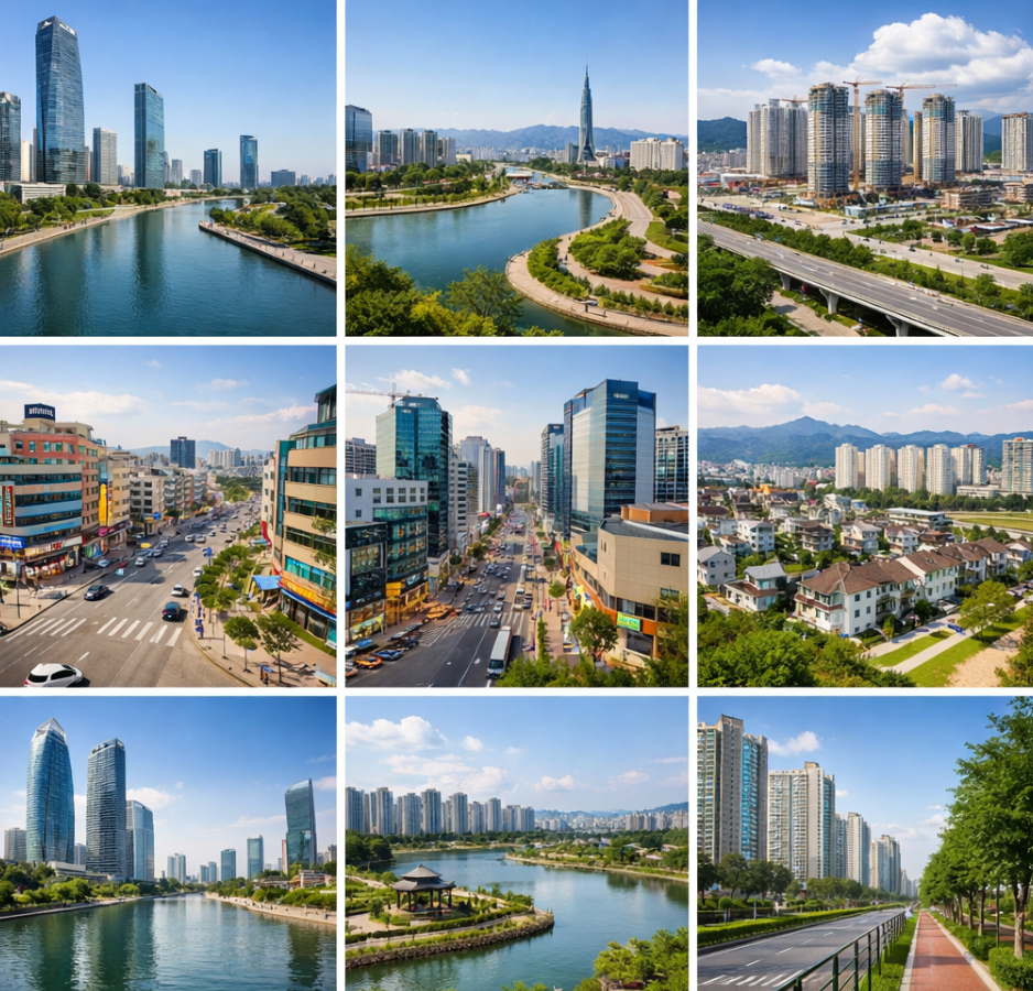 2026년 인천 부동산 전망을 위한 지역별 대표 사진