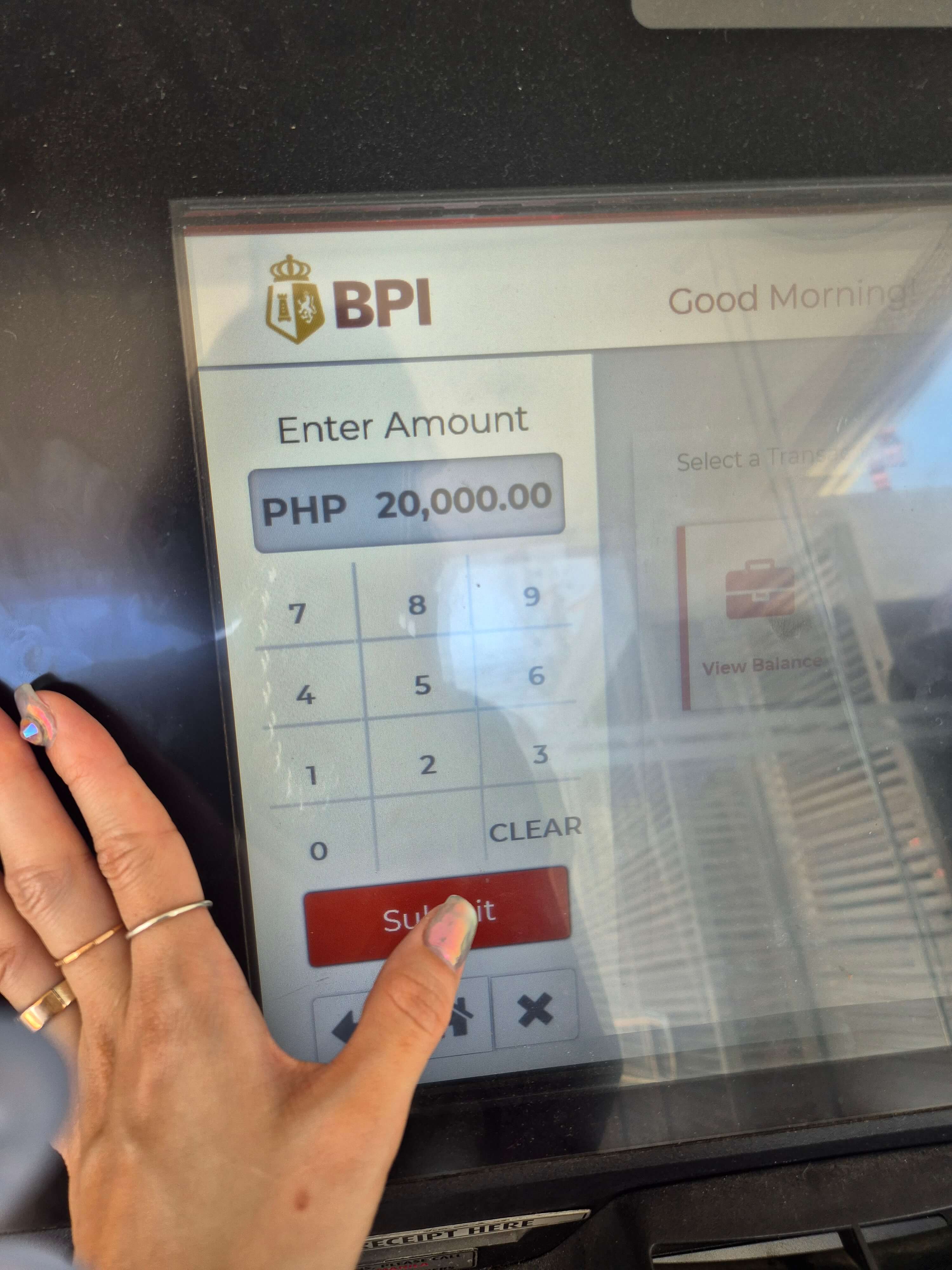 보홀 트래블카드 ATM 페소 출금하기 : BPI위치&amp;#44;수수료&amp;#44;인출한도