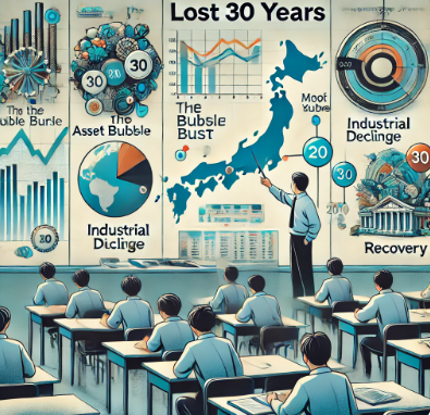 학생 필독 일본 경제사 (잃어버린30년, 주요사건, 영향)