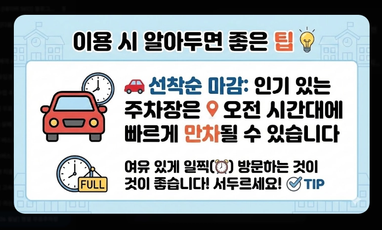 2026 설날 무료주차장(일정, 기간)(지역별 + 현황)